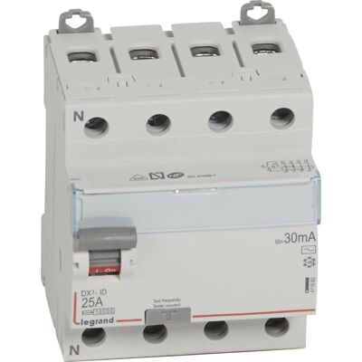 Legrand 411660 Interruptor diferencial 4P 25A - Interruptor de circuito Legrand 411660 Interruptor diferencial 4P 25A - Interruptor de circuito