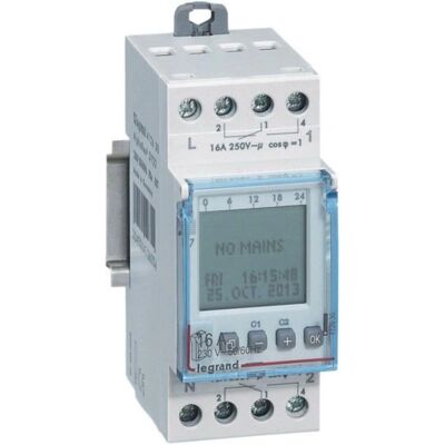 Legrand AlphaRex3DY22/412630 Lichtschalter - Programmierbarer Timer Legrand AlphaRex3DY22/412630 Lichtschalter - Programmierbarer Timer