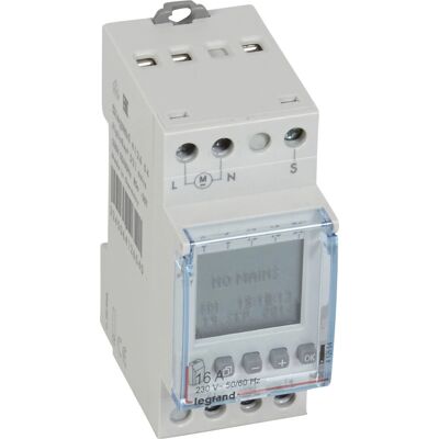 Legrand AlphaRex D21 Astro Zeitschaltuhr - 1 Kanal - Leitungsschutzschalter Legrand AlphaRex D21 Astro Zeitschaltuhr - 1 Kanal - Leitungsschutzschalter