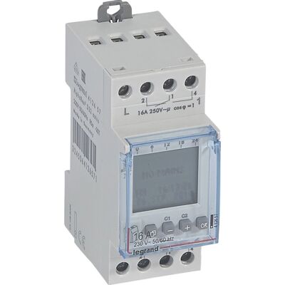 Legrand AlphaRex 412657 Leitungsschutzschalter - Digitalschaltuhr Astro Berechnung Legrand AlphaRex 412657 Leitungsschutzschalter - Digitalschaltuhr Astro Berechnung