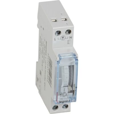 Legrand MicroRex 412794 Minuterie hebdomadaire à quartz - Disjoncteur - Publicité Legrand MicroRex 412794 Minuterie hebdomadaire à quartz - Disjoncteur - Publicité