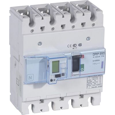 Legrand 420479 - Interruptor de circuito 250A - 4 polos 50kA Legrand 420479 - Interruptor de circuito 250A - 4 polos 50kA