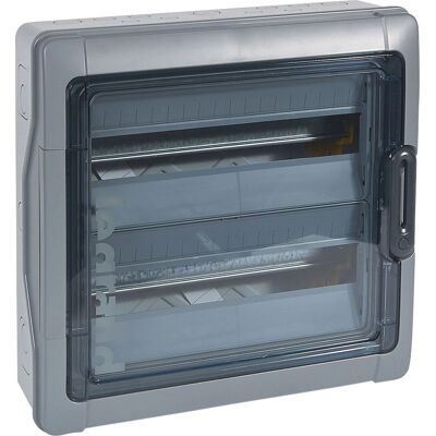 Legrand 601836 Caja eléctrica impermeable resistente a golpes - 2x18 módulos Legrand 601836 Caja eléctrica impermeable resistente a golpes - 2x18 módulos