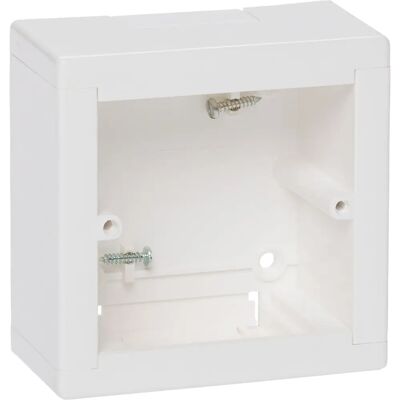 Legrand 636370 Elektrisk fördelningsskåps tillbehör - Ytmonterad låda 88x88x44mm Legrand 636370 Elektrisk fördelningsskåps tillbehör - Ytmonterad låda 88x88x44mm