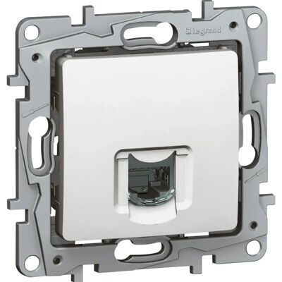 Legrand 664777 Prise RJ45 - Téléphone, Ordinateur, Audio - Cat. 6 - Blanc - Publicité Legrand 664777 Prise RJ45 - Téléphone, Ordinateur, Audio - Cat. 6 - Blanc - Publicité