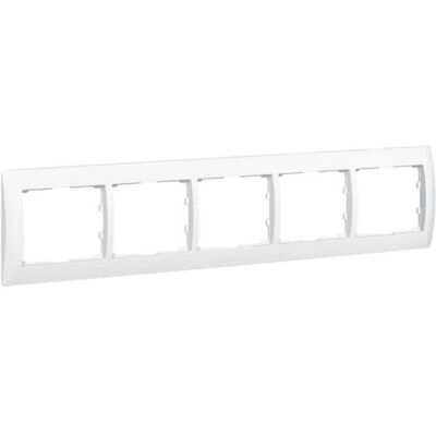 Legrand 771005 Wandplatte - 5-fach Rahmen horizontal Legrand 771005 Wandplatte - 5-fach Rahmen horizontal
