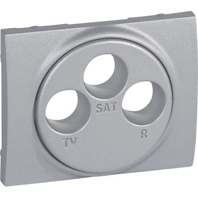 Legrand 771373 Aluminium väggplatta - Strömbrytare Legrand 771373 Aluminium väggplatta - Strömbrytare