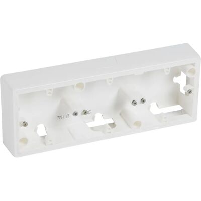 Legrand 776183 Wand-Elektrobox - 3 Module, Weiß Legrand 776183 Wand-Elektrobox - 3 Module, Weiß