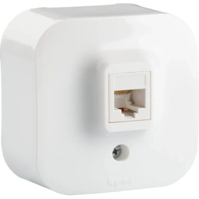 Legrand 782424 - Tomada RJ45 Cat.5e UTP de superfície Legrand 782424 - Tomada RJ45 Cat.5e UTP de superfície