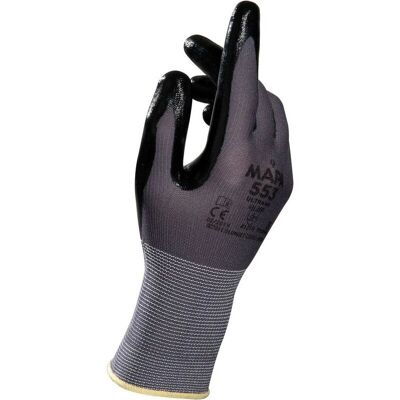Gants de travail ultrane 553 - Taille 6 - Norme EN 388 - Publicité Gants de travail ultrane 553 - Taille 6 - Norme EN 388 - Publicité