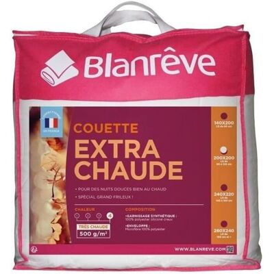 Λευκό Γέμισμα Πουπουλένιου Κάλυμμα Blanreve - 500 g/m² - 200x200cm Λευκό Γέμισμα Πουπουλένιου Κάλυμμα Blanreve - 500 g/m² - 200x200cm