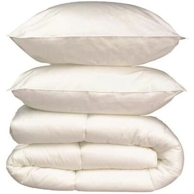 Ensemble de Literie Cocoon - Microfibre, Blanc, 200x200 cm Ensemble de Literie Cocoon - Microfibre, Blanc, 200x200 cm