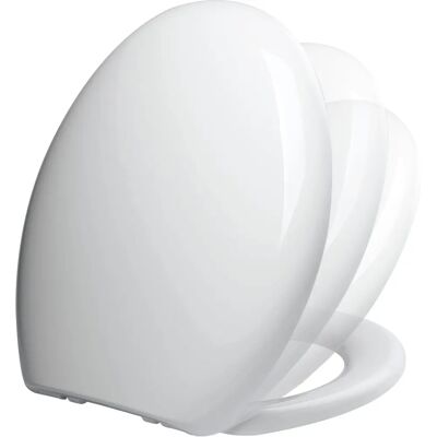Asiento de inodoro SIAMP Vallauris - Cierre suave Blanco Asiento de inodoro SIAMP Vallauris - Cierre suave Blanco