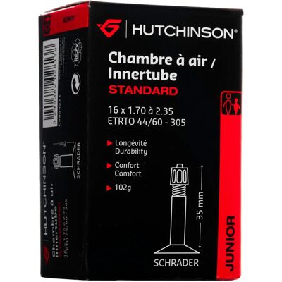 Chambre à air Hutchinson 16x1.70-2.35 - Vélos urbains et de tourisme Chambre à air Hutchinson 16x1.70-2.35 - Vélos urbains et de tourisme