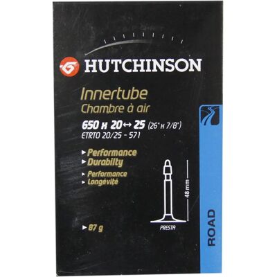 Chambre à air Hutchinson Standard 650x20-25 - Accessoire vélo Chambre à air Hutchinson Standard 650x20-25 - Accessoire vélo
