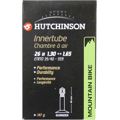 Chambre à air Hutchinson 26x1.30-1.65 - Valve Schrader Chambre à air Hutchinson 26x1.30-1.65 - Valve Schrader