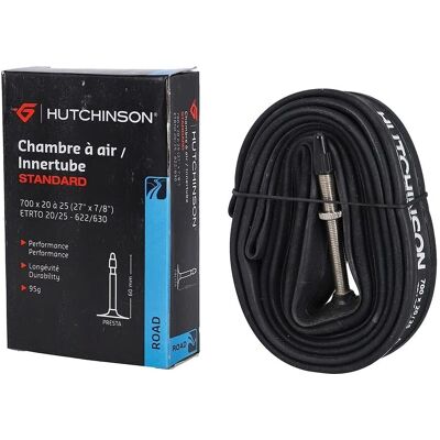 Chambre à air Hutchinson 700x20-25 - Presta 60mm - Résistance aux crevaisons - Publicité Chambre à air Hutchinson 700x20-25 - Presta 60mm - Résistance aux crevaisons - Publicité
