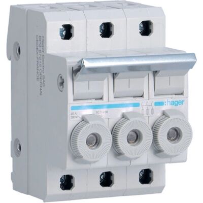 Hager L95300 Elektrische Gehäusezubehör - 3-poliger Sicherheitsschalter - 20A - 400V Hager L95300 Elektrische Gehäusezubehör - 3-poliger Sicherheitsschalter - 20A - 400V