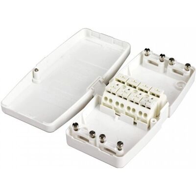 Hager - J804 - 16A - 4-terminal Junction Box Hager - J804 - 16A - 4-terminal Junction Box