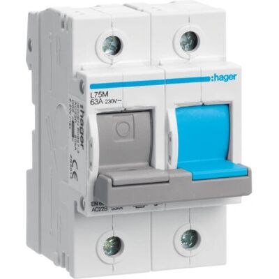 Hager L75M - Schalter-Sicherungs-Einheit - Elektronikzubehör Hager L75M - Schalter-Sicherungs-Einheit - Elektronikzubehör