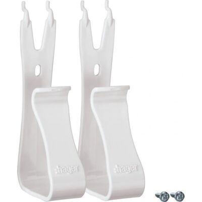 Hager VZ02MM Elektrische Gehäuse - Multimedia-Halter 2er Hager VZ02MM Elektrische Gehäuse - Multimedia-Halter 2er