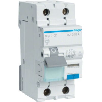 Hager ADA910D - Dispositif de protection contre les courants de défaut pour rail DIN - Accessoire électrique - Publicité Hager ADA910D - Dispositif de protection contre les courants de défaut pour rail DIN - Accessoire électrique - Publicité