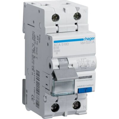 Accessoire pour boîtier électrique Hager ACA516D - Interrupteur FI/LS 16A - Publicité Accessoire pour boîtier électrique Hager ACA516D - Interrupteur FI/LS 16A - Publicité