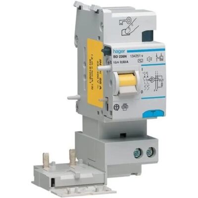 Hager BD264N - Interruttore differenziale 2P 30mA 63A - Interruttore differenziale Hager BD264N - Interruttore differenziale 2P 30mA 63A - Interruttore differenziale