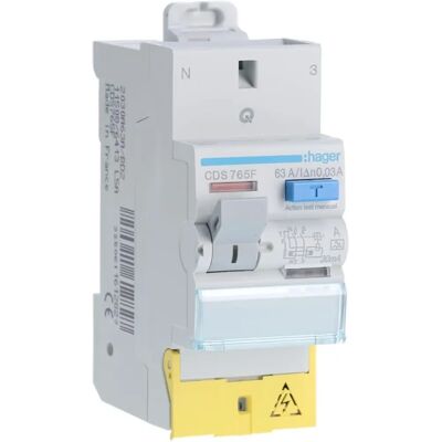 Hager CDS765F - Interrupteur différentiel type A 63A 30mA - Publicité Hager CDS765F - Interrupteur différentiel type A 63A 30mA - Publicité