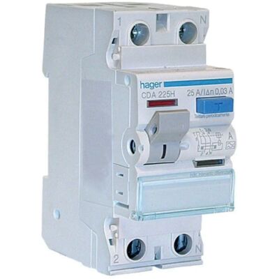 Hager - Disjoncteur différentiel 2P 25A 30MA - Sécurité électrique - Publicité Hager - Disjoncteur différentiel 2P 25A 30MA - Sécurité électrique - Publicité