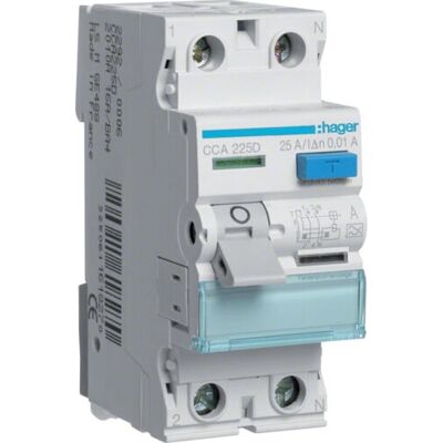 Hager FI-Schutzschalter CCA225D - Fehlerstromschutzschalter 25A Hager FI-Schutzschalter CCA225D - Fehlerstromschutzschalter 25A