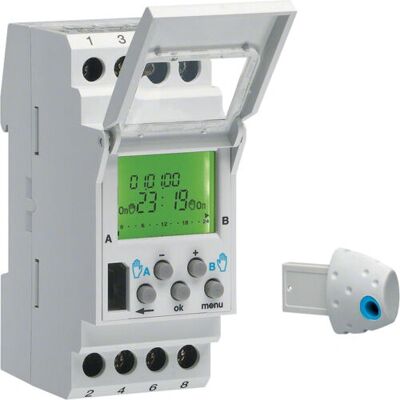 Hager EE181 Minuterie astronomique - Accessoire pour boîtier électrique - Publicité Hager EE181 Minuterie astronomique - Accessoire pour boîtier électrique - Publicité