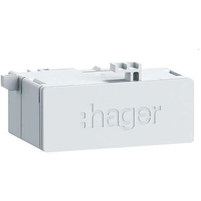 Prise réseau Hager - ZZ45WAN2PP - 180° CAT6A IP20 - Publicité Prise réseau Hager - ZZ45WAN2PP - 180° CAT6A IP20 - Publicité