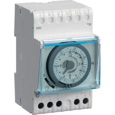 Hager EH171 Minuterie électromécanique sur 7 jours - Accessoire pour coffret électrique - Publicité Hager EH171 Minuterie électromécanique sur 7 jours - Accessoire pour coffret électrique - Publicité