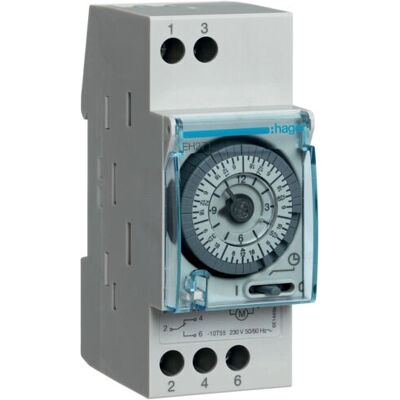 Hager EH271 Wochenschaltuhr - Elektromechanisch, 230V, 16A Hager EH271 Wochenschaltuhr - Elektromechanisch, 230V, 16A