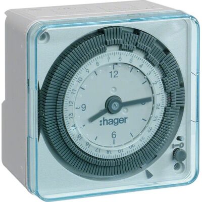 Hager EH711 Minuterie journalière analogique - Accessoire électrique - Publicité Hager EH711 Minuterie journalière analogique - Accessoire électrique - Publicité