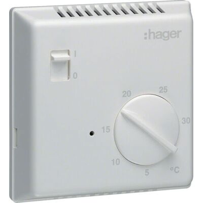 Hager EK003 Elektronischer Raumthermostat - Gehäusezubehör Hager EK003 Elektronischer Raumthermostat - Gehäusezubehör