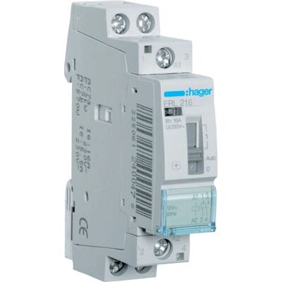 Hager ERL216 - Installationsrelais - 16A, 2 Kontakte, 230V Hager ERL216 - Installationsrelais - 16A, 2 Kontakte, 230V