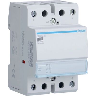 Acessório para caixa elétrica Hager ESC241 - Contactor 40A, 2NC, 230V Acessório para caixa elétrica Hager ESC241 - Contactor 40A, 2NC, 230V