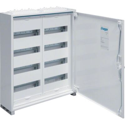 Hager FWB42S Rackschrank - 96 Module, Stahl, Weiß Hager FWB42S Rackschrank - 96 Module, Stahl, Weiß