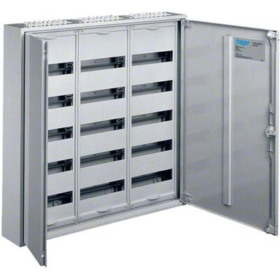 Hager FWB53S - Verteilerschrank - 180 Module, 15 Reihen, Weiß Hager FWB53S - Verteilerschrank - 180 Module, 15 Reihen, Weiß