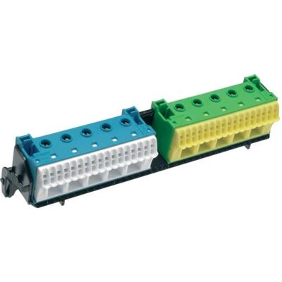 Hager FZ383 Electrical Box Accessory - 2x22 PE/N Terminals, Quick-Connect Hager FZ383 Electrical Box Accessory - 2x22 PE/N Terminals, Quick-Connect