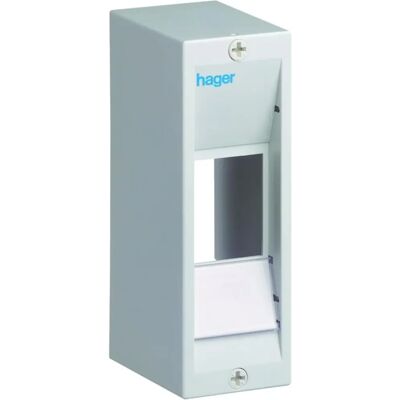 Hager GD102A - Boîtier de connexion électrique - IP30, 2 modules - Publicité Hager GD102A - Boîtier de connexion électrique - IP30, 2 modules - Publicité