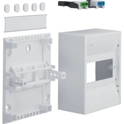 Hager GD106N Hvit IP30 Elektrisk Distribusjonsboks - Fordelingsskap Hager GD106N Hvit IP30 Elektrisk Distribusjonsboks - Fordelingsskap