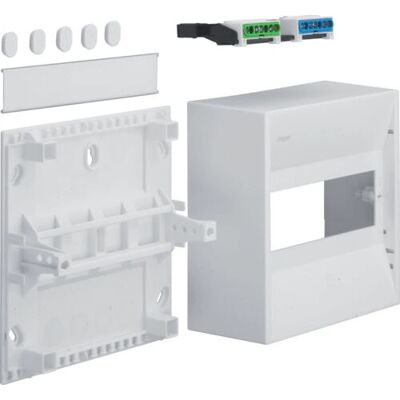 Hager GD108N Tableau de distribution IP30 8 Modules - Publicité Hager GD108N Tableau de distribution IP30 8 Modules - Publicité