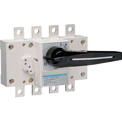 Hager HA452 Trennschalter - 4-polig, 160A, Schwarz Hager HA452 Trennschalter - 4-polig, 160A, Schwarz