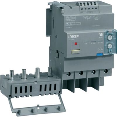 Hager HBA161H Interruptor diferencial ajustable 4P - Caja eléctrica Hager HBA161H Interruptor diferencial ajustable 4P - Caja eléctrica