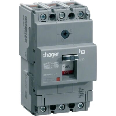 Hager HNA160H - 160A 3P 40kA IP40 - Accessoire d'armoire électrique - Publicité Hager HNA160H - 160A 3P 40kA IP40 - Accessoire d'armoire électrique - Publicité