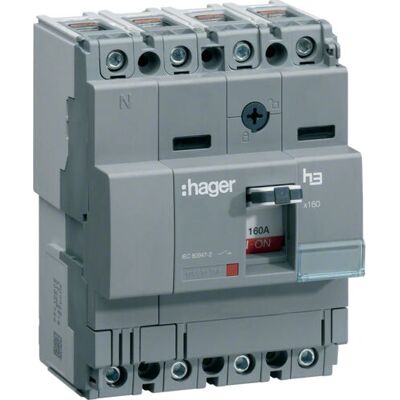 Hager HCA126H - 4P 125A Schaltkasten-Zubehör - Hauptschalter Hager HCA126H - 4P 125A Schaltkasten-Zubehör - Hauptschalter