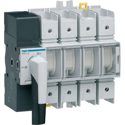 Accesorio de caja eléctrica Hager HAE410 - 4P 100A IP20 Accesorio de caja eléctrica Hager HAE410 - 4P 100A IP20